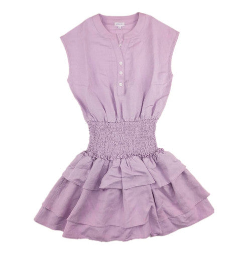 Drew Dress (Lilac Linen) 8 / Lilac Linen Drew Dress (Lilac Linen) 8 / Lilac Linen