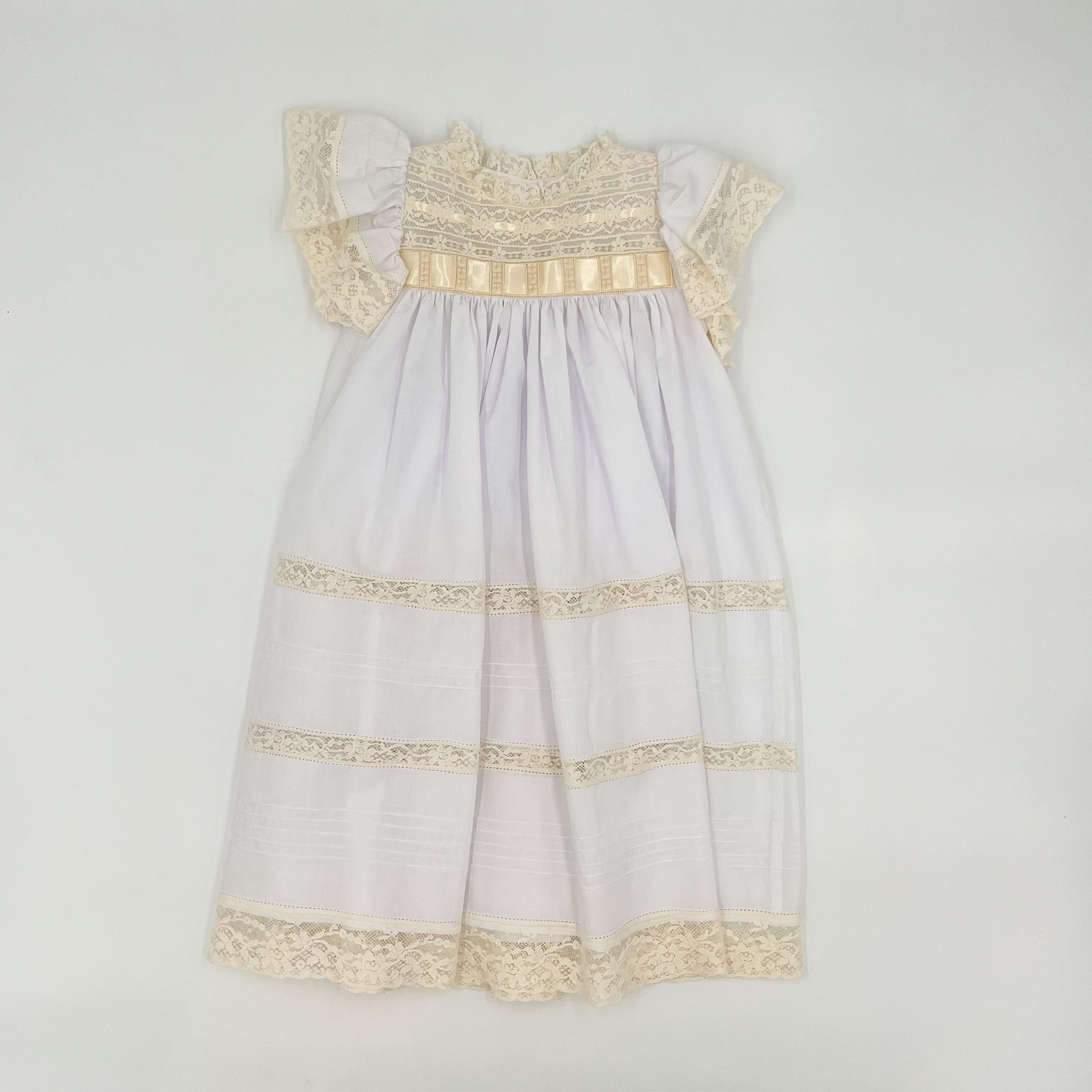 Madeline Heirloom Dress White/Ecru / 2T Madeline Heirloom Dress White/Ecru / 2T