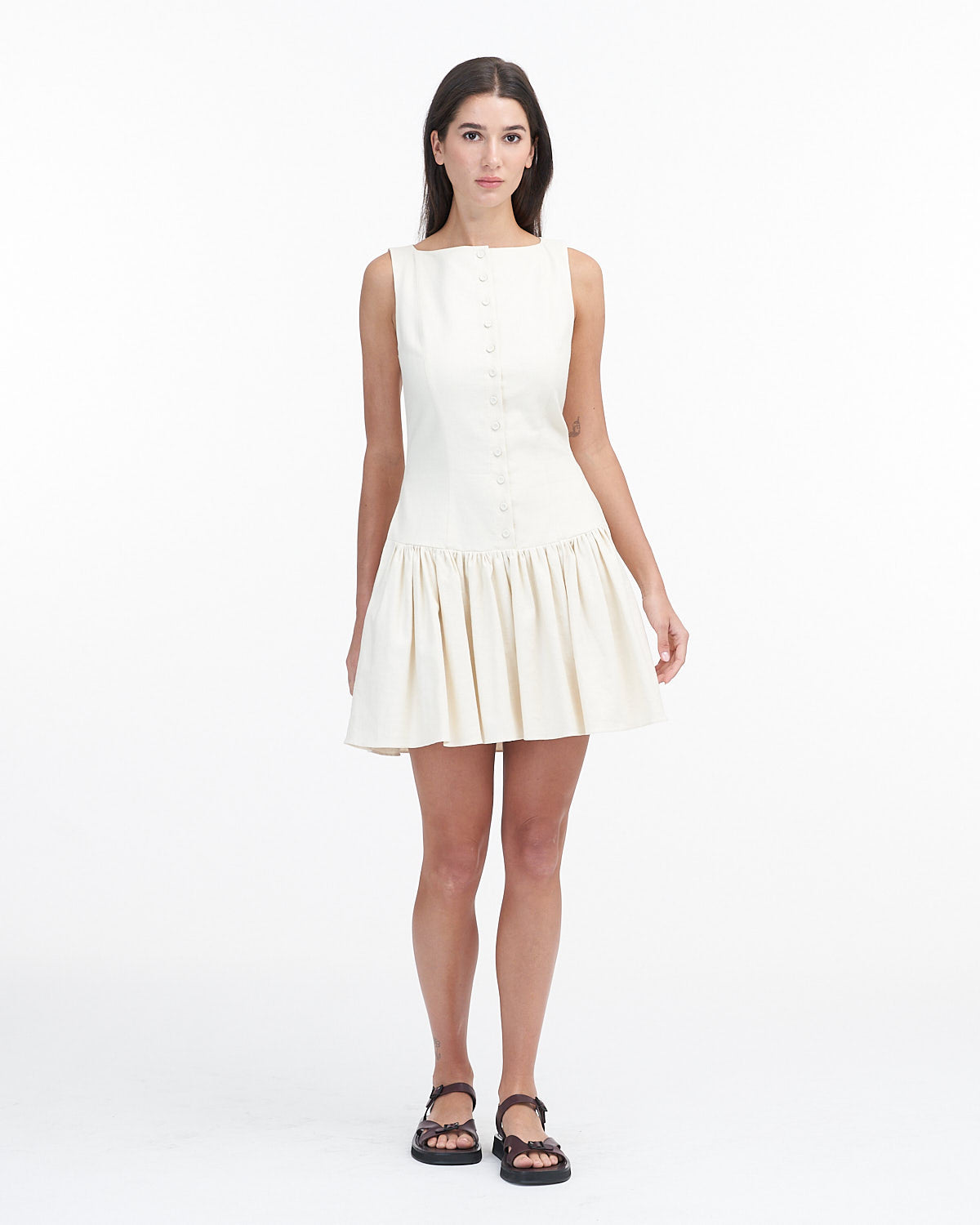 rebecca mini dress Rebecca Dress 8 / Cream
