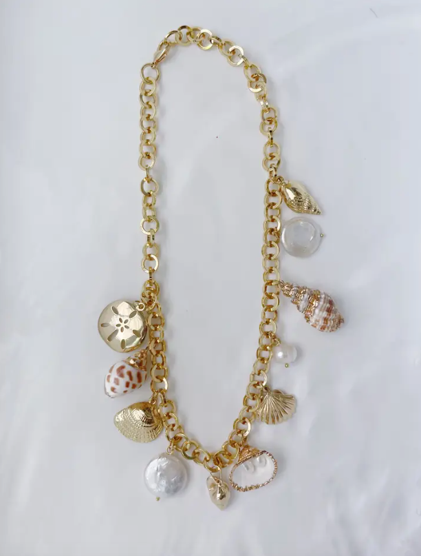 Seashells & Charms Statement Necklace – Shop the Holiday