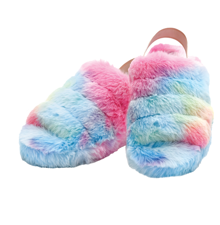 Fur Slippers Fluffy Slippers Size Unicorn Slippers Plush Slippers