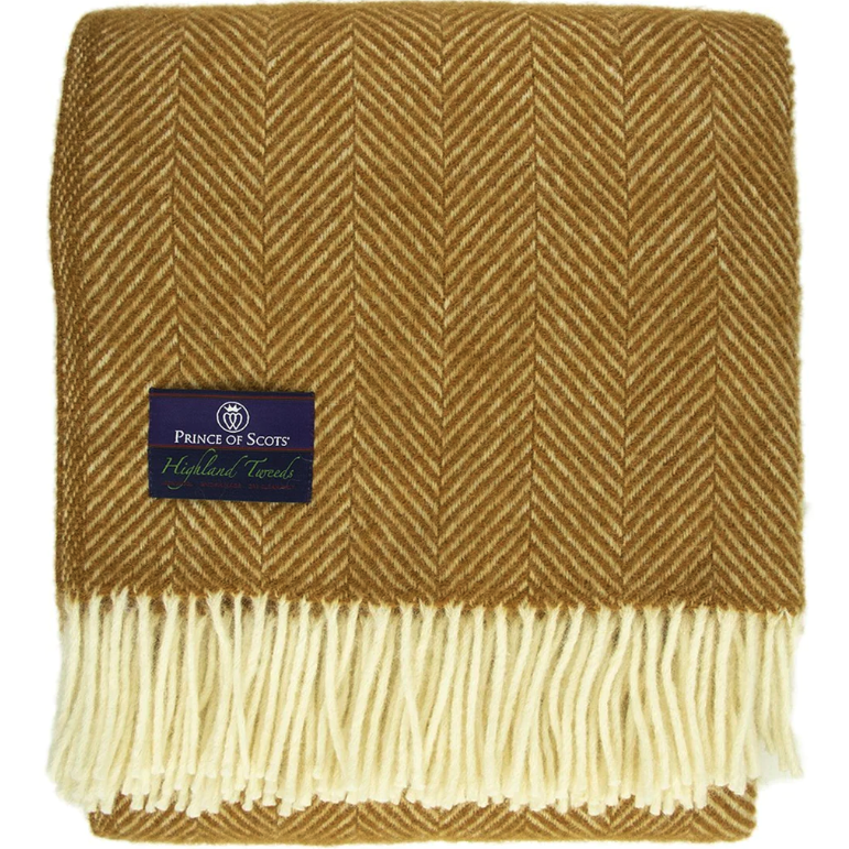 Highland Tweeds Herringbone Pure Wool Throw Shop the Holiday