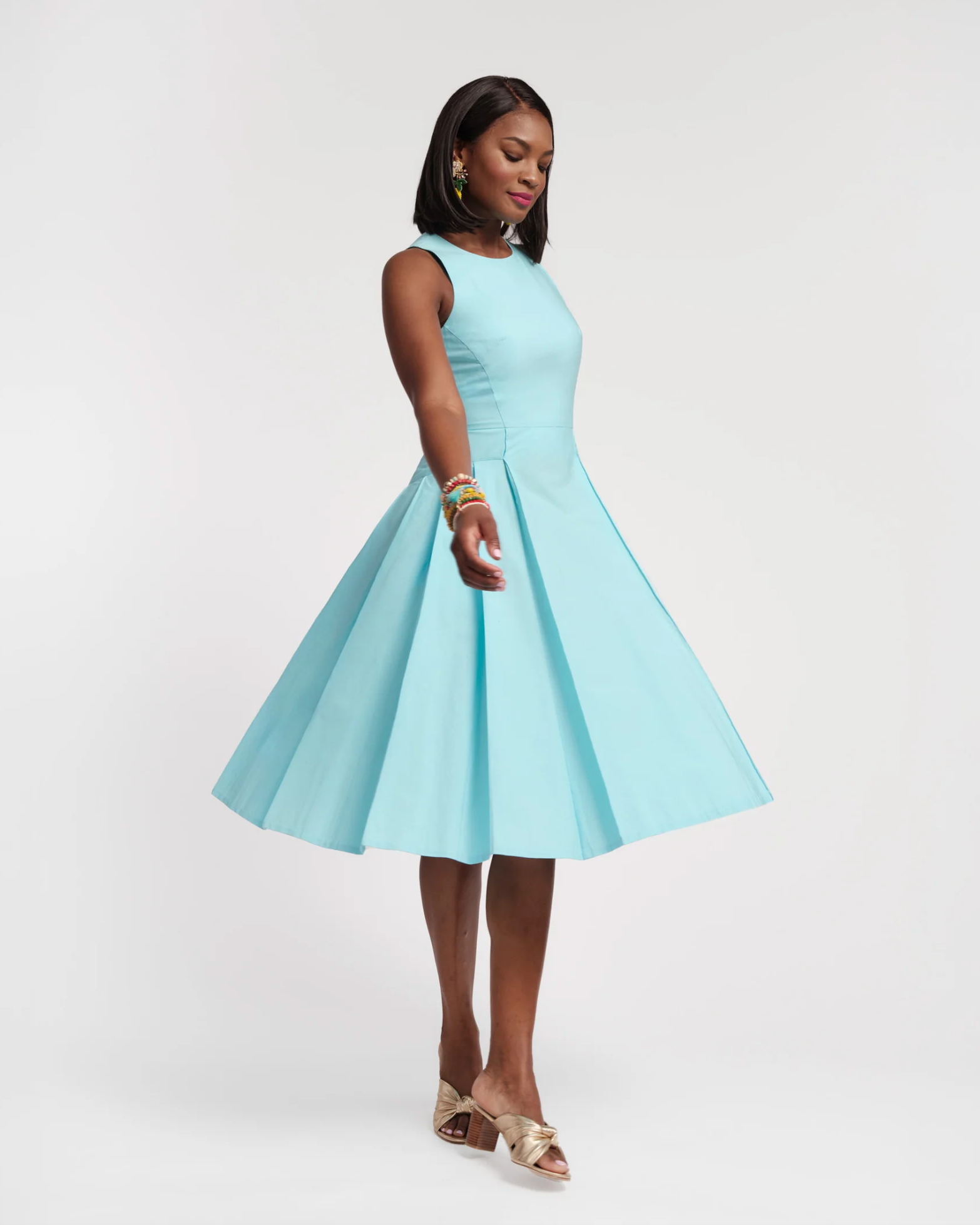 Monica Dress (Blue) M Monica Dress (Blue) M