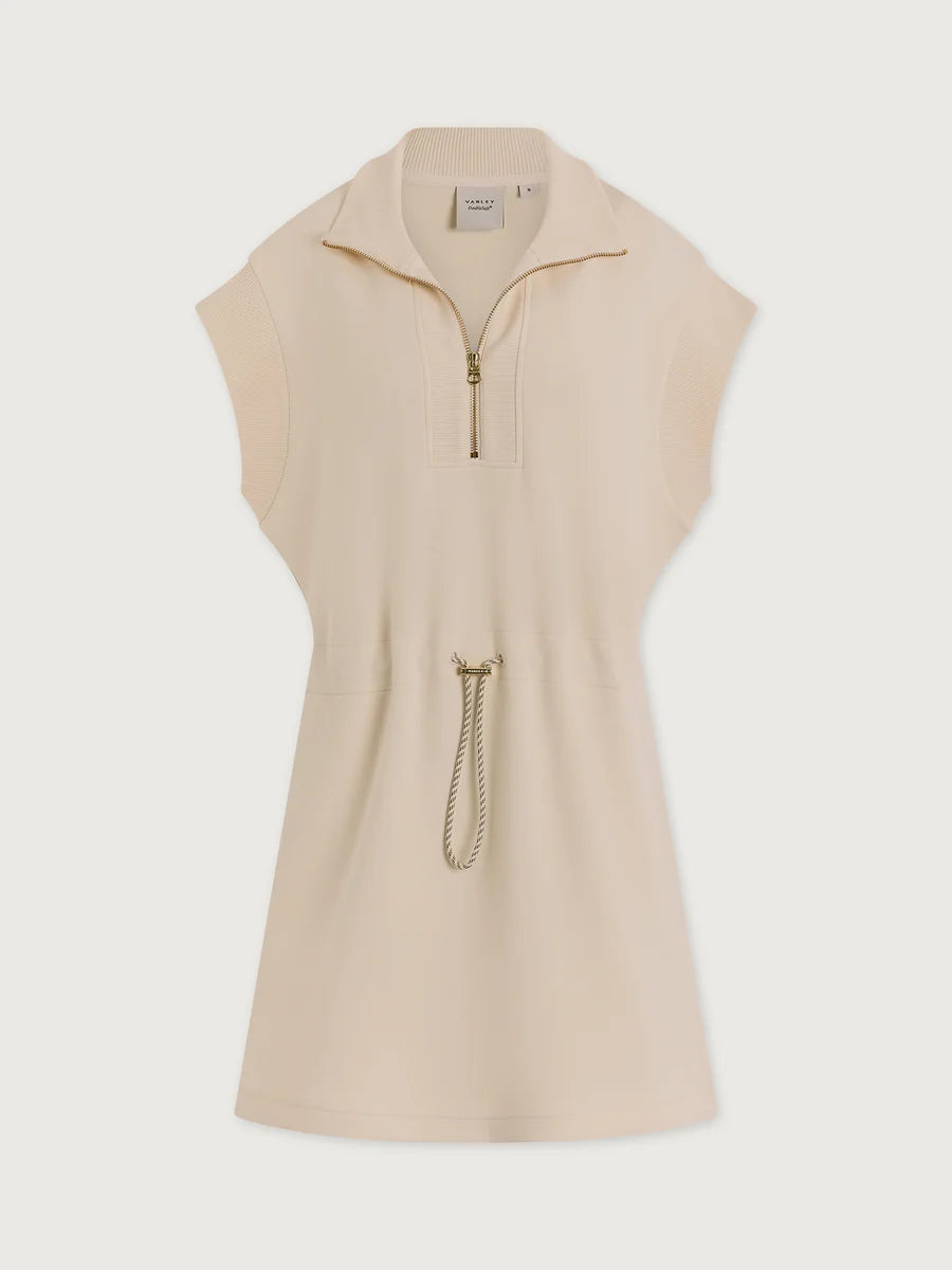 varley dress Varley Women's Avaya Half-Zip Dress Pristine / Small