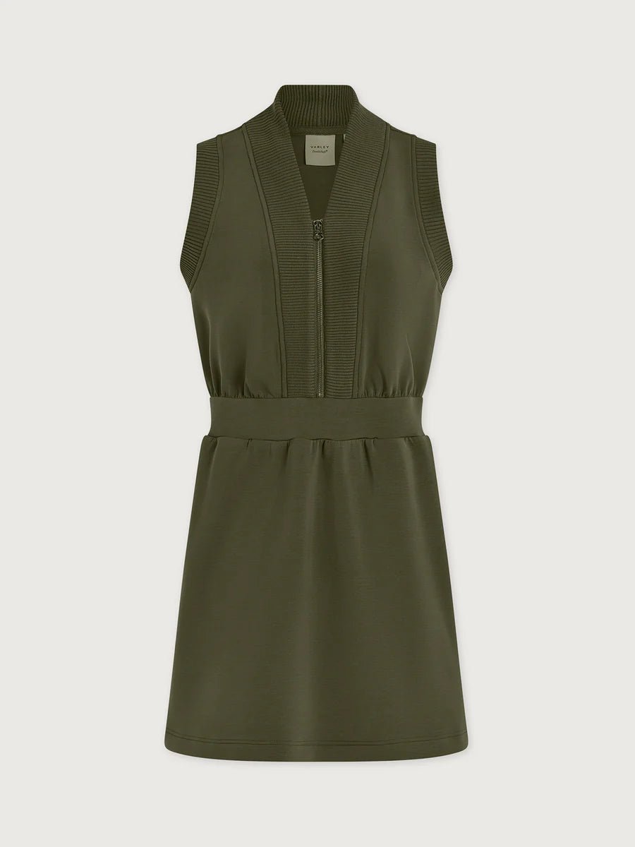 varley green dress - Polyanna Half Zip long wedding Dress
