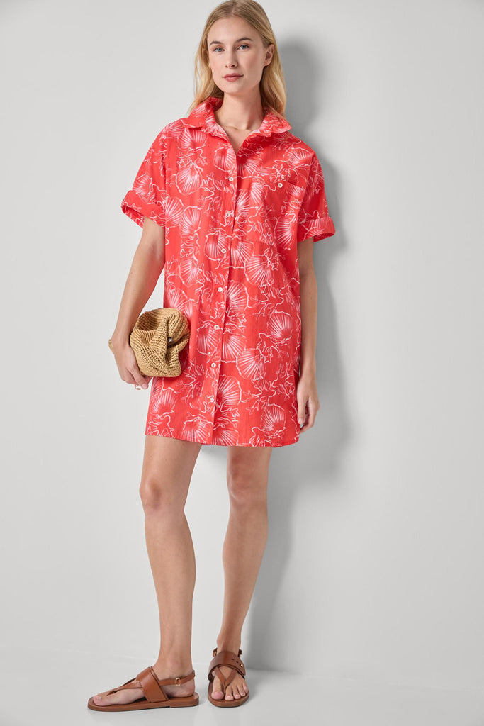 holiday shirt dress Share Your Story Emerald Green Shirt Dress, X-Large - The Mint Julep Boutique main image 0