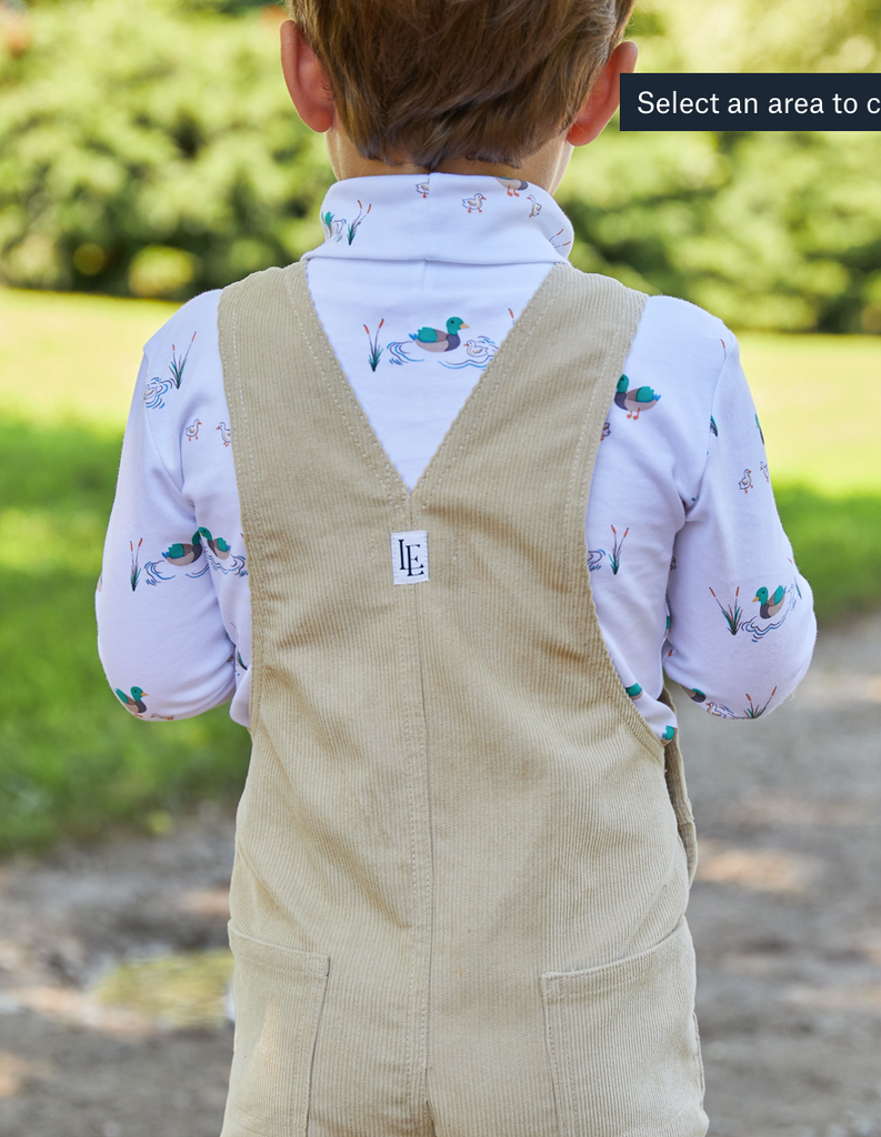 Mallard Printed Turtleneck by Little English